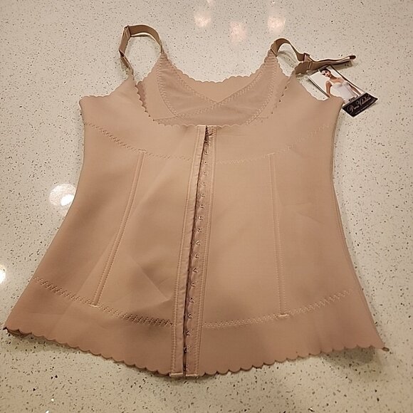 NWT Prima Valentina Ultra Slimming Cami Front Hook Closure Nude - Picture 1 of 7